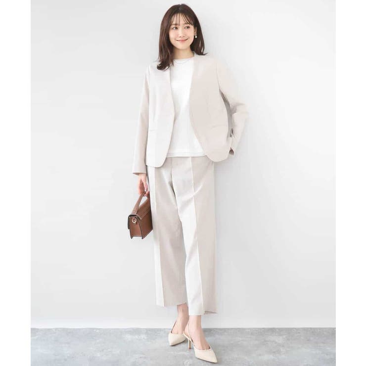 シルケットフライス半袖カットソー/洗える | MK MICHEL KLEIN | 詳細画像14 