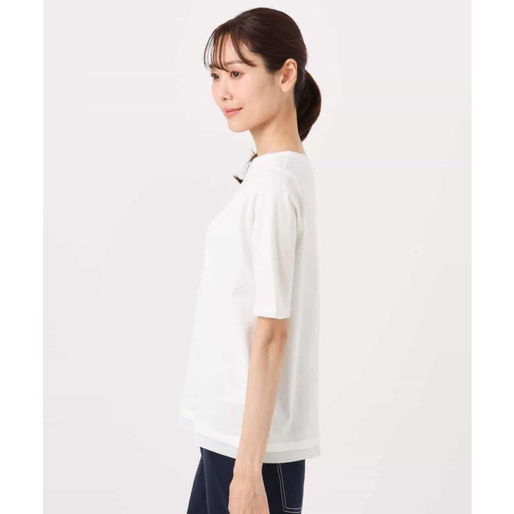 シルケットフライス半袖カットソー/洗える | MK MICHEL KLEIN | 詳細画像33 