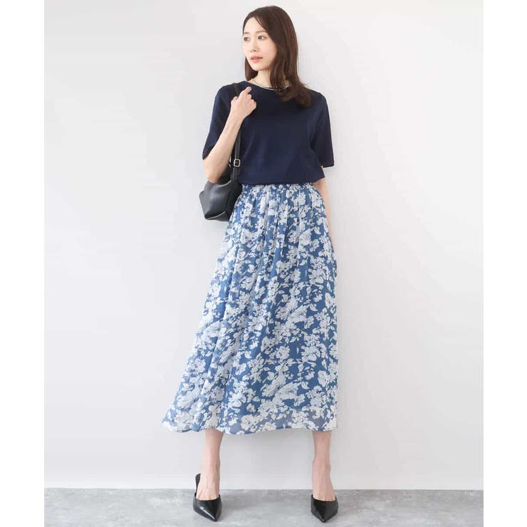 シルケットフライス半袖カットソー/洗える | MK MICHEL KLEIN | 詳細画像5 