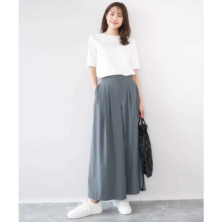 シルケットフライス半袖カットソー/洗える | MK MICHEL KLEIN | 詳細画像7 