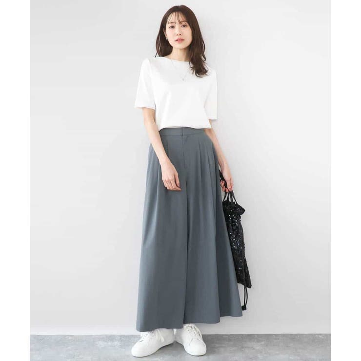 シルケットフライス半袖カットソー/洗える | MK MICHEL KLEIN | 詳細画像8 