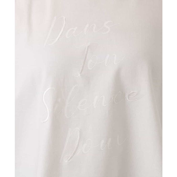 [洗える]ニュアンスロゴ フレンチスリーブTシャツ | MK MICHEL KLEIN | 詳細画像18 