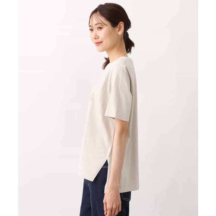 発泡プリントロゴTシャツ/洗える | MK MICHEL KLEIN | 詳細画像41 