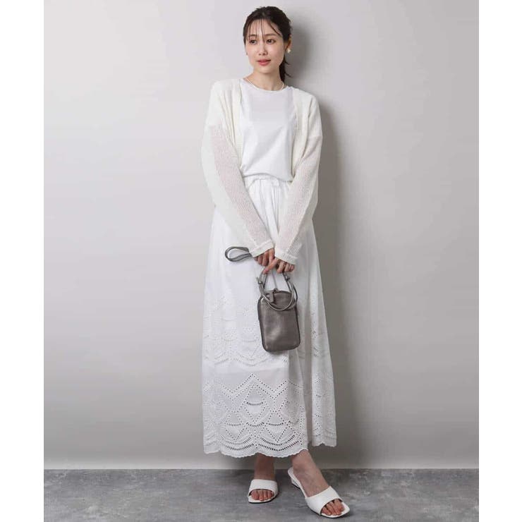 裾ドロストデザインカットソー/接触冷感/洗える | MK MICHEL KLEIN | 詳細画像10 