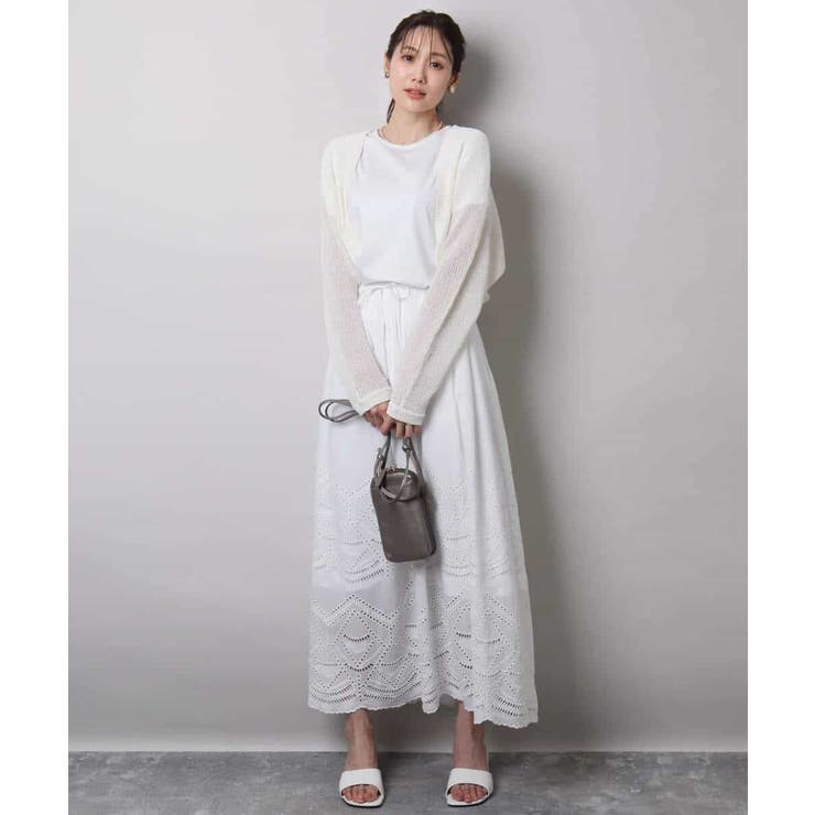 裾ドロストデザインカットソー/接触冷感/洗える | MK MICHEL KLEIN | 詳細画像11 