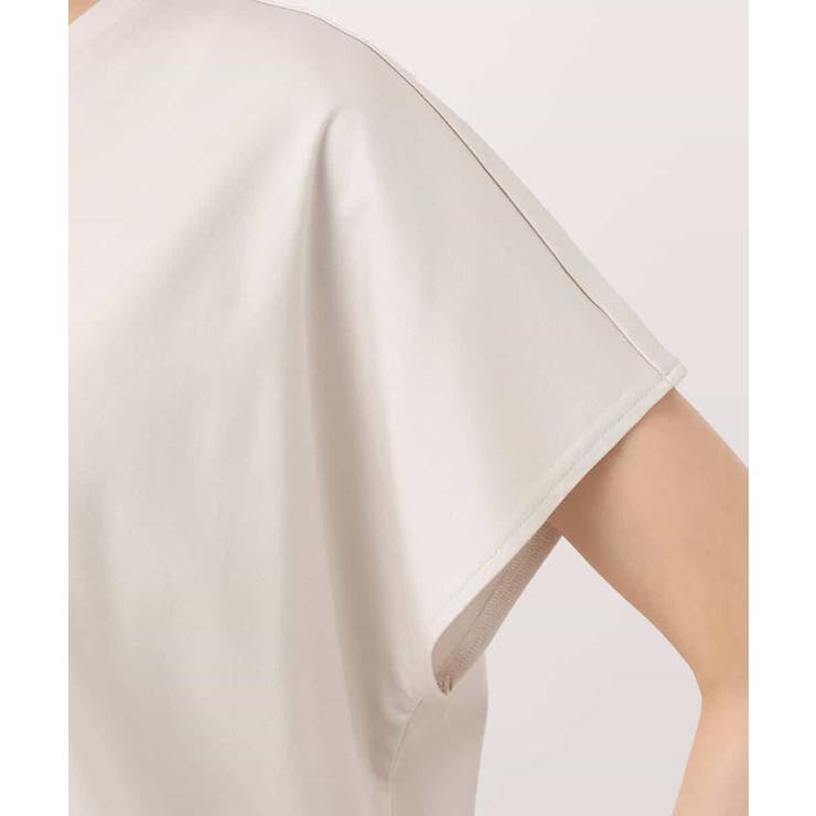 裾ドロストデザインカットソー/接触冷感/洗える | MK MICHEL KLEIN | 詳細画像23 