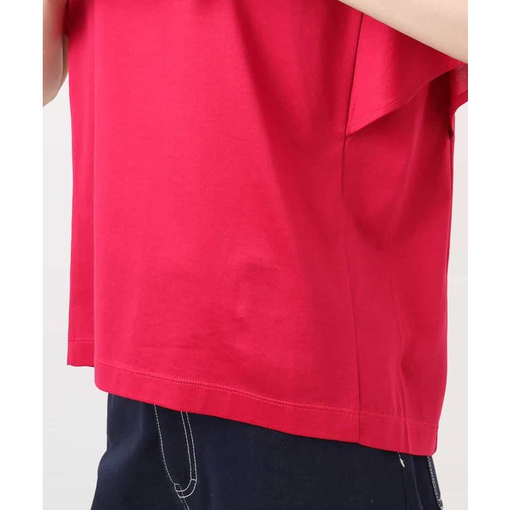 フレアースリーブ天竺カットソー/接触冷感/洗える | MK MICHEL KLEIN | 詳細画像20 