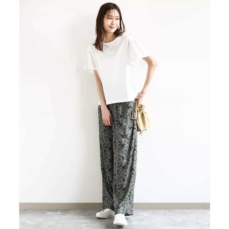 フレアースリーブ天竺カットソー/接触冷感/洗える | MK MICHEL KLEIN | 詳細画像9 