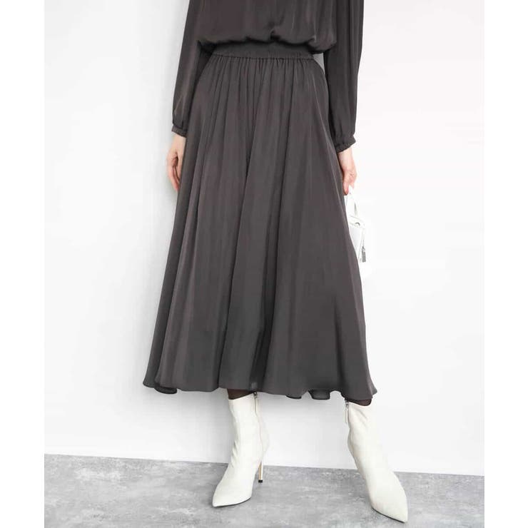 起毛サテンガウチョパンツ/洗える | MK MICHEL KLEIN | 詳細画像14 