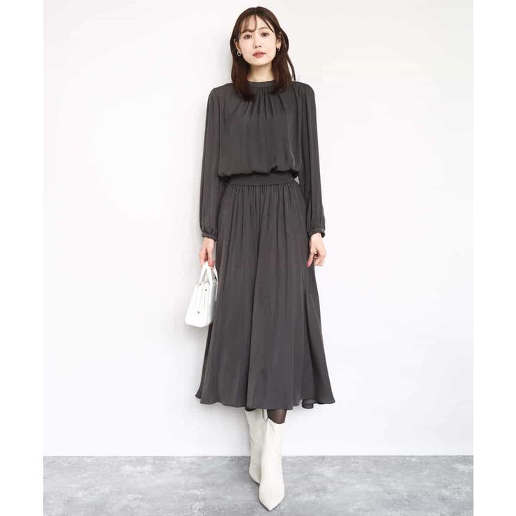 起毛サテンガウチョパンツ/洗える | MK MICHEL KLEIN | 詳細画像15 