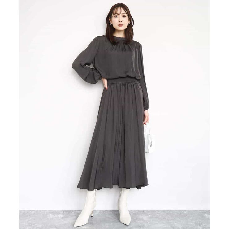 起毛サテンガウチョパンツ/洗える | MK MICHEL KLEIN | 詳細画像17 