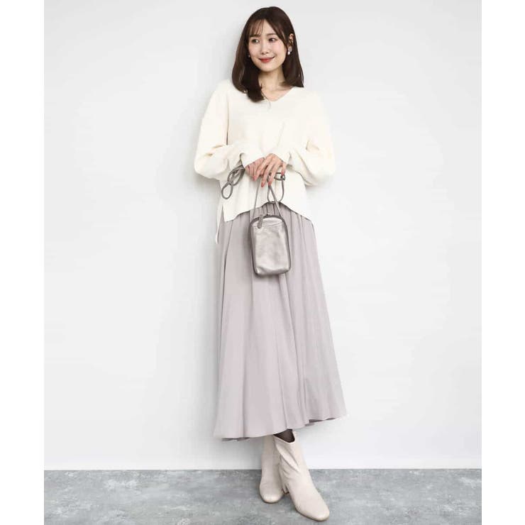 起毛サテンガウチョパンツ/洗える | MK MICHEL KLEIN | 詳細画像29 