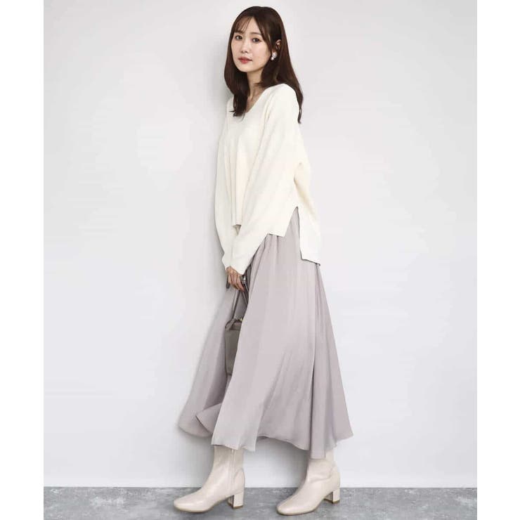 起毛サテンガウチョパンツ/洗える | MK MICHEL KLEIN | 詳細画像30 