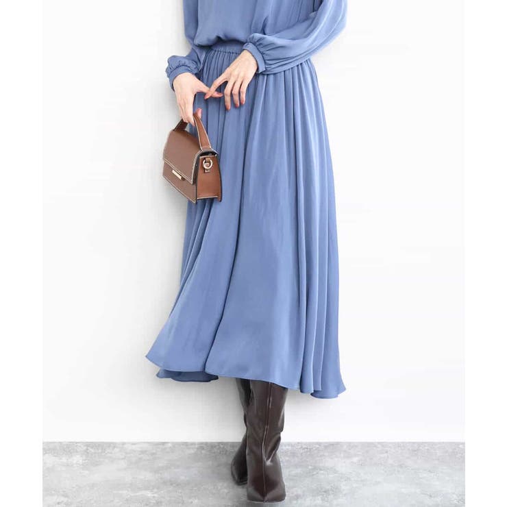 起毛サテンガウチョパンツ/洗える | MK MICHEL KLEIN | 詳細画像7 