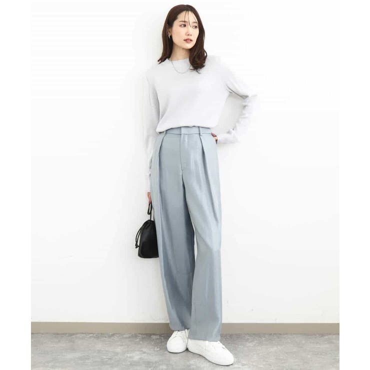 サテン地バレルパンツ/洗える | MK MICHEL KLEIN | 詳細画像26 