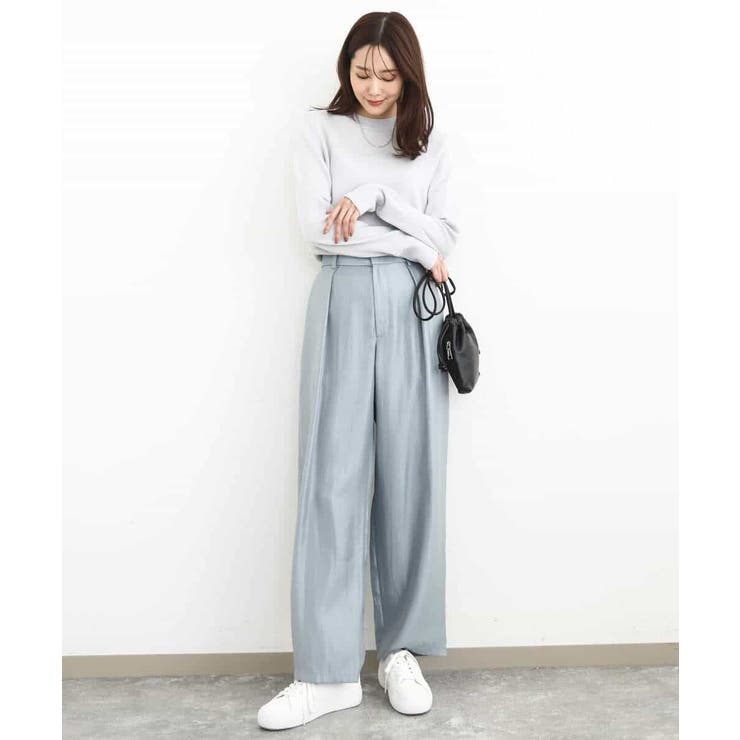 サテン地バレルパンツ/洗える | MK MICHEL KLEIN | 詳細画像28 