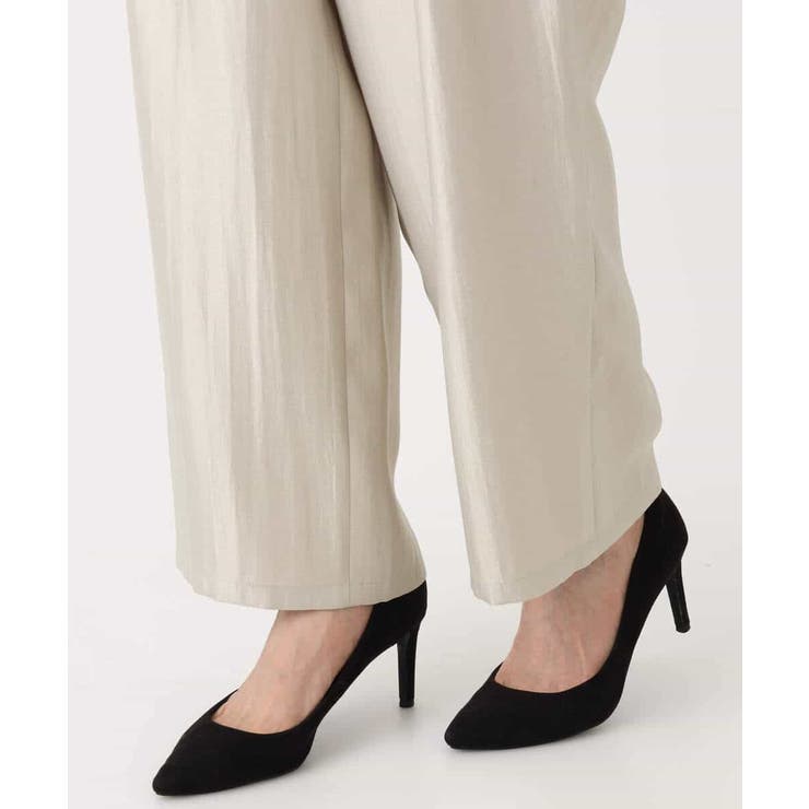 サテン地バレルパンツ/洗える | MK MICHEL KLEIN | 詳細画像35 