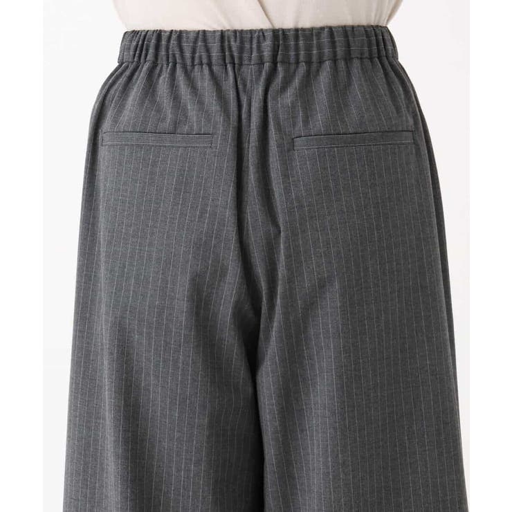 ストレートワイドパンツ(ストライプ・無地)/洗える | MK MICHEL KLEIN | 詳細画像68 