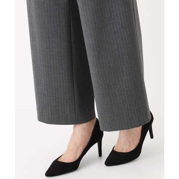 ストレートワイドパンツ(ストライプ・無地)/洗える | MK MICHEL KLEIN | 詳細画像70 