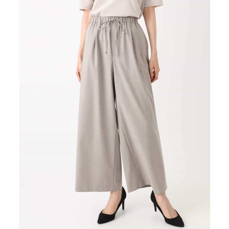 ストレートワイドパンツ(ストライプ・無地)/洗える | MK MICHEL KLEIN | 詳細画像72 