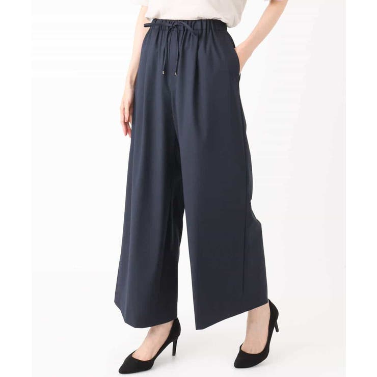 ストレートワイドパンツ(ストライプ・無地)/洗える | MK MICHEL KLEIN | 詳細画像74 