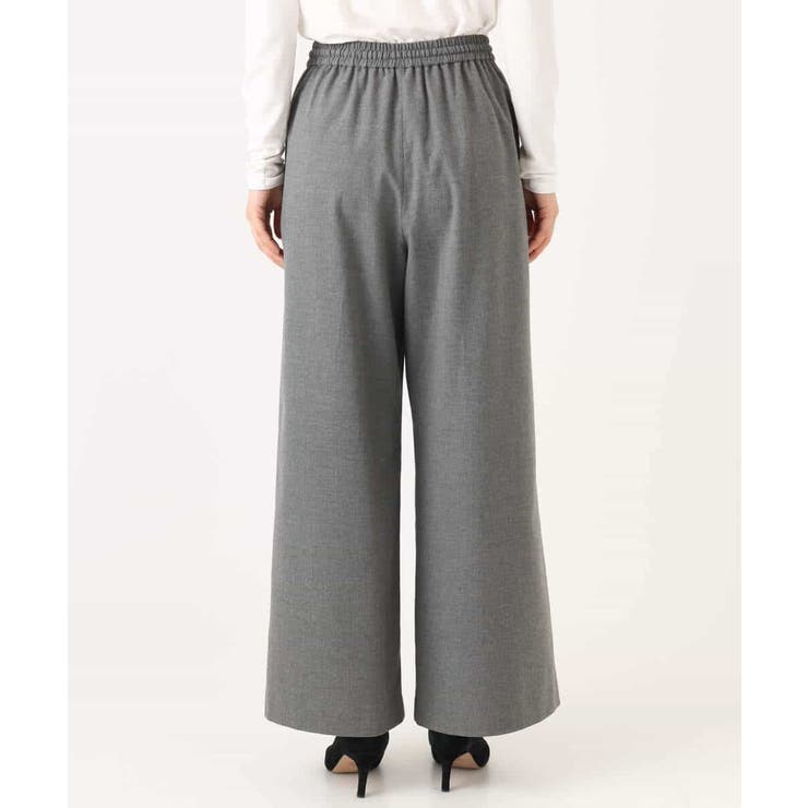 裏起毛ワイドストレートプルオンパンツ/洗える | MK MICHEL KLEIN | 詳細画像48 