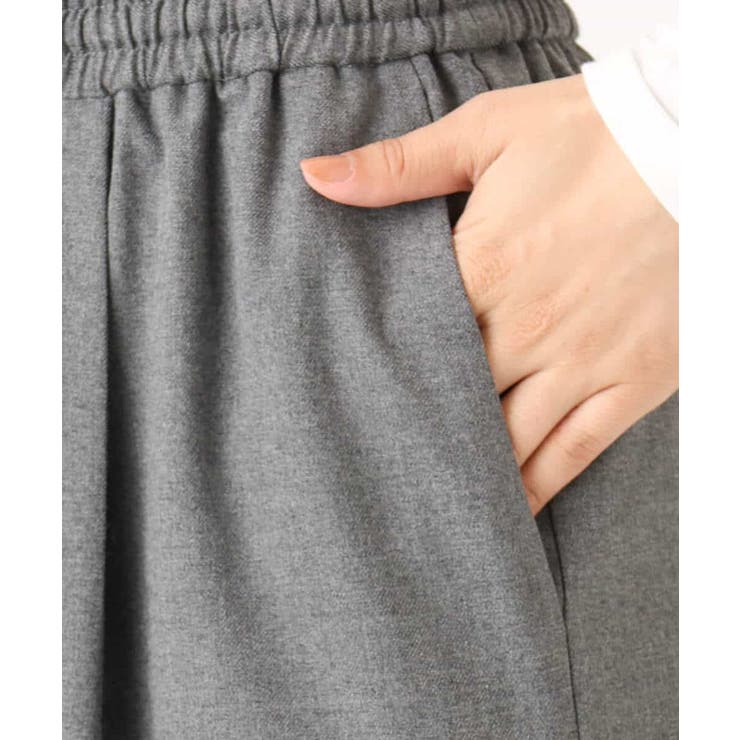 裏起毛ワイドストレートプルオンパンツ/洗える | MK MICHEL KLEIN | 詳細画像51 