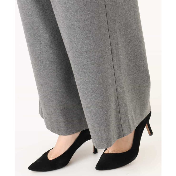 裏起毛ワイドストレートプルオンパンツ/洗える | MK MICHEL KLEIN | 詳細画像52 