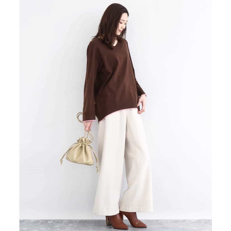 カラーツイードワイドパンツ/洗える | MK MICHEL KLEIN | 詳細画像11 