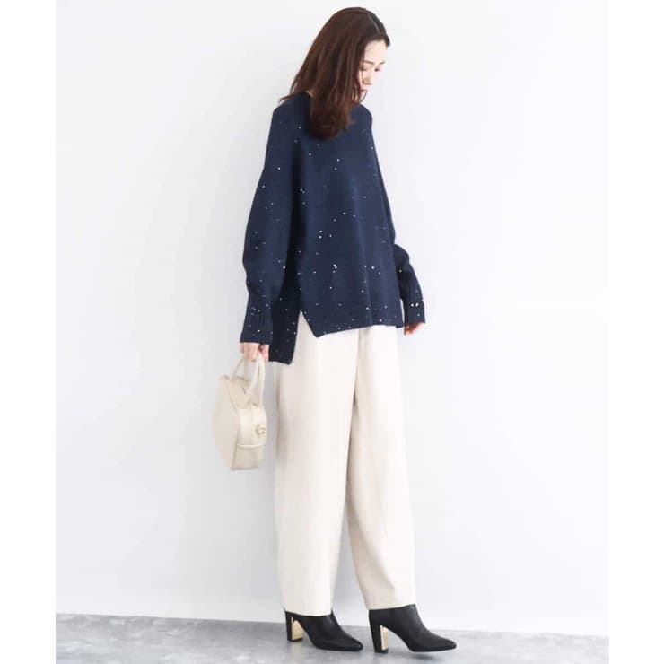 カラーツイードワイドパンツ/洗える | MK MICHEL KLEIN | 詳細画像16 