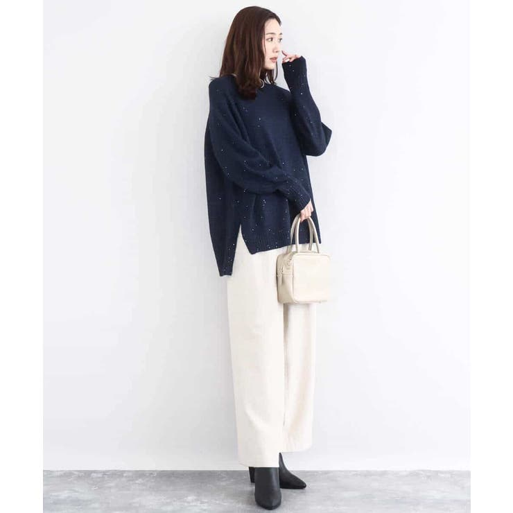 カラーツイードワイドパンツ/洗える | MK MICHEL KLEIN | 詳細画像17 