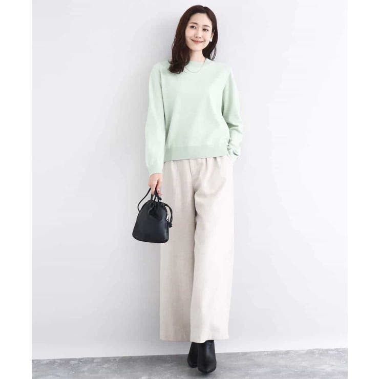 カラーツイードワイドパンツ/洗える | MK MICHEL KLEIN | 詳細画像19 