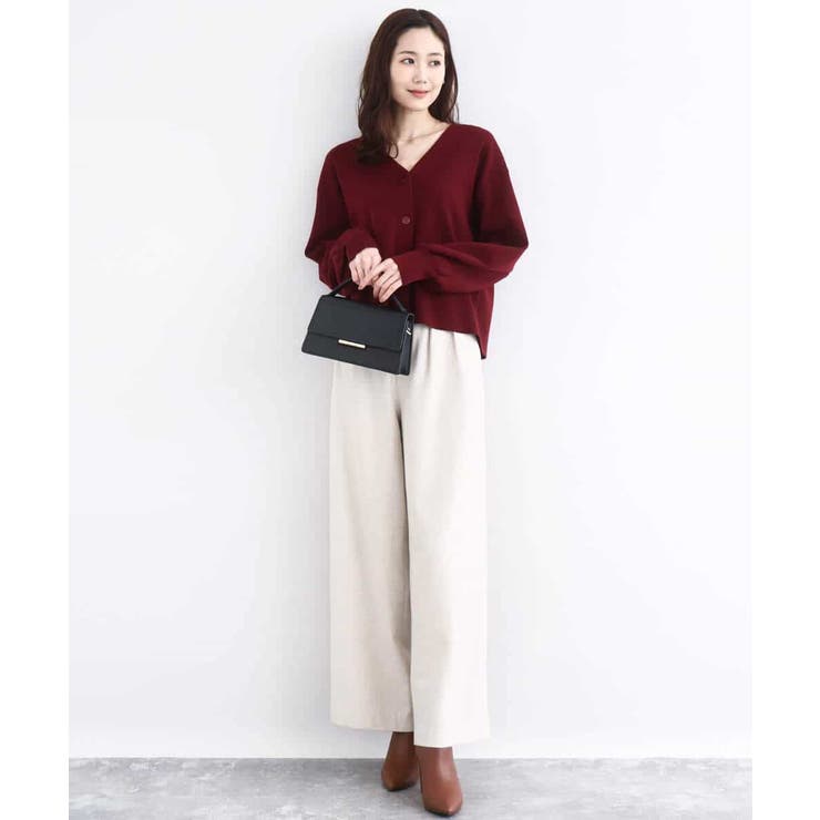 カラーツイードワイドパンツ/洗える | MK MICHEL KLEIN | 詳細画像28 