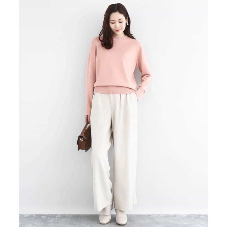 カラーツイードワイドパンツ/洗える | MK MICHEL KLEIN | 詳細画像6 