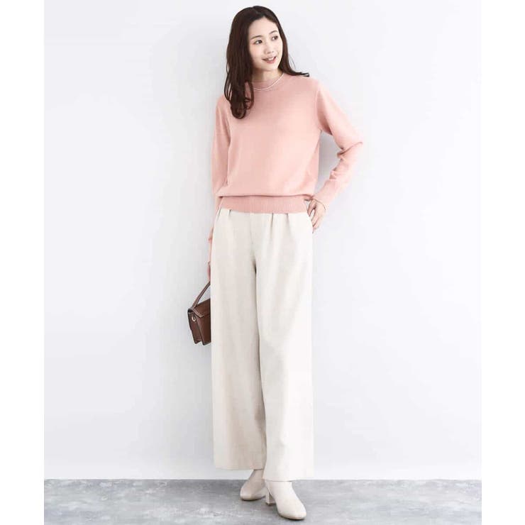 カラーツイードワイドパンツ/洗える | MK MICHEL KLEIN | 詳細画像8 