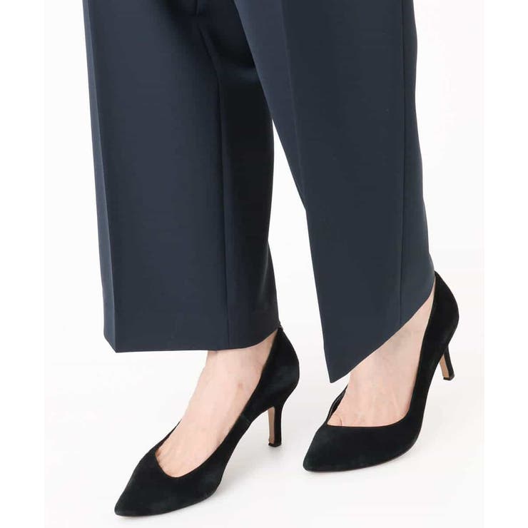 ダブルクロス セミワイドパンツ/セットアップ対応/洗える[品番