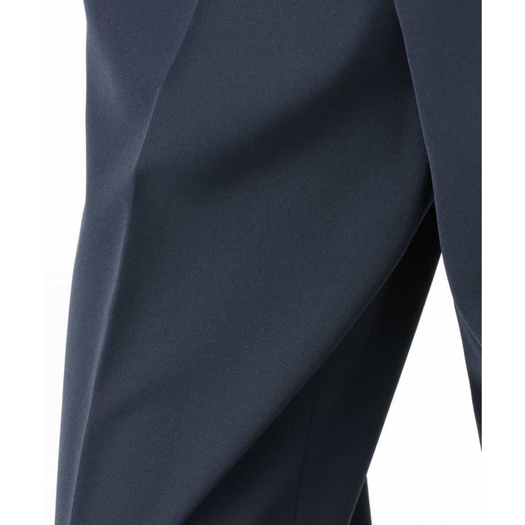 ダブルクロス セミワイドパンツ/セットアップ対応/洗える[品番