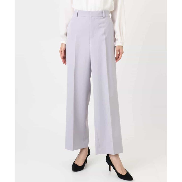 ダブルクロス セミワイドパンツ/セットアップ対応/洗える | MK MICHEL KLEIN | 詳細画像24 