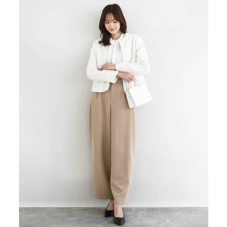 バレルシルエットパンツ/洗える | MK MICHEL KLEIN | 詳細画像8 