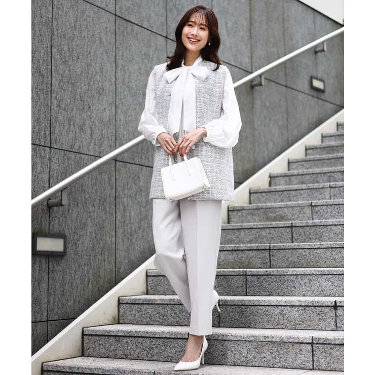 ダブルクロス テーパードパンツ/セットアップ対応/防シワ/ストレッチ/洗える | MK MICHEL KLEIN | 詳細画像11 