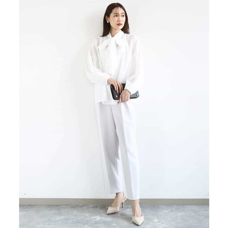 ダブルクロス テーパードパンツ/セットアップ対応/防シワ/ストレッチ/洗える | MK MICHEL KLEIN | 詳細画像19 