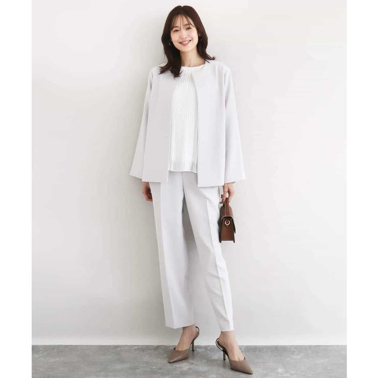 ダブルクロス テーパードパンツ/セットアップ対応/防シワ/ストレッチ/洗える | MK MICHEL KLEIN | 詳細画像22 