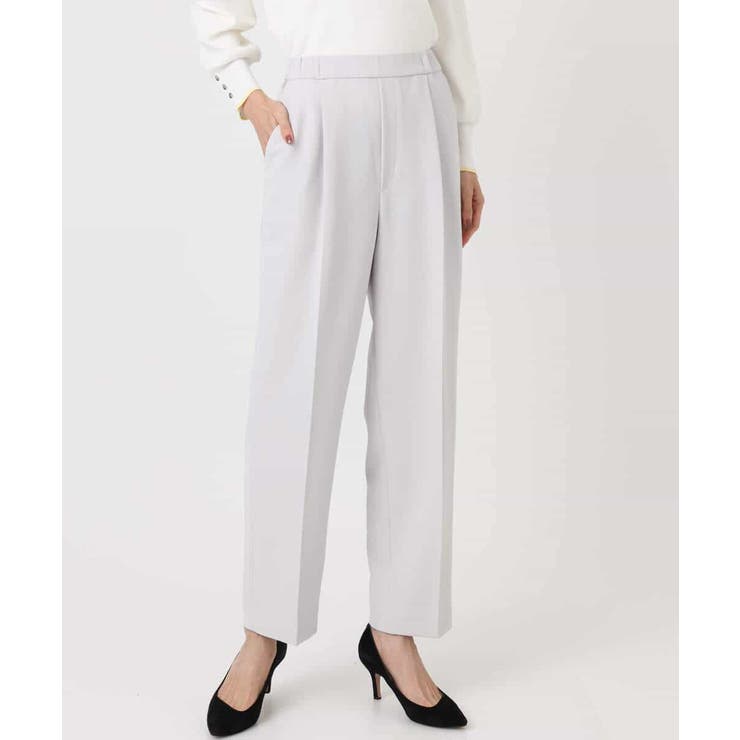 ダブルクロス テーパードパンツ/セットアップ対応/防シワ/ストレッチ/洗える | MK MICHEL KLEIN | 詳細画像26 