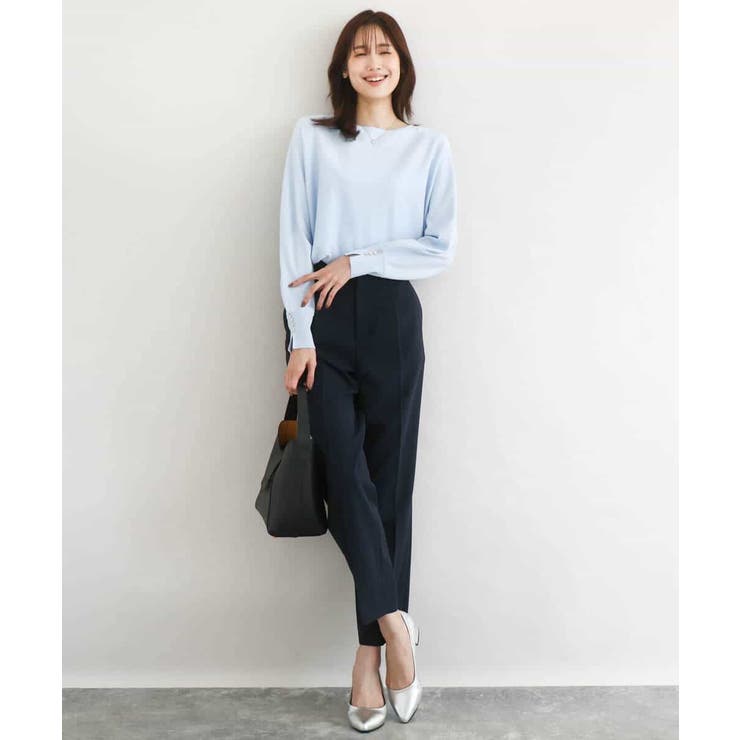 ダブルクロス テーパードパンツ/セットアップ対応/防シワ/ストレッチ/洗える | MK MICHEL KLEIN | 詳細画像4 