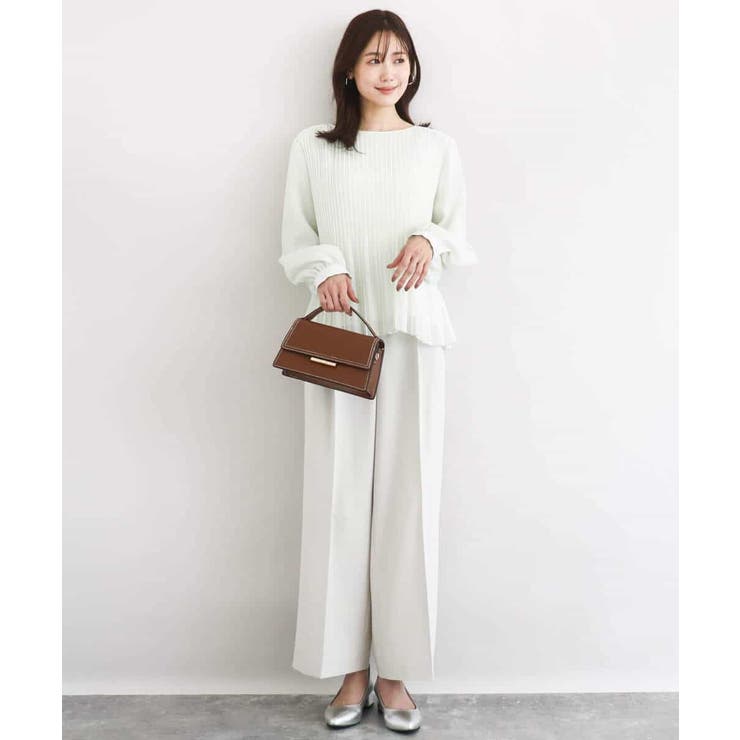 2タックストレートワイドパンツ/洗える | MK MICHEL KLEIN | 詳細画像18 