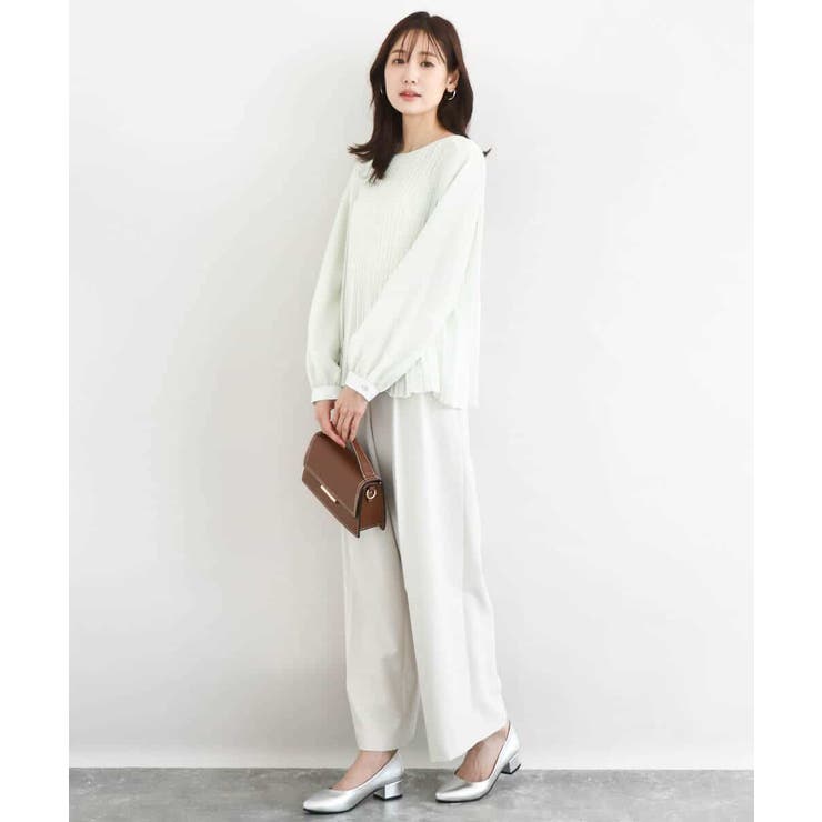 2タックストレートワイドパンツ/洗える | MK MICHEL KLEIN | 詳細画像20 