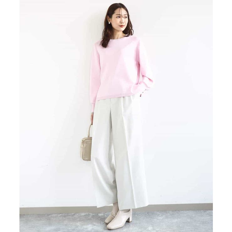 2タックストレートワイドパンツ/洗える | MK MICHEL KLEIN | 詳細画像23 