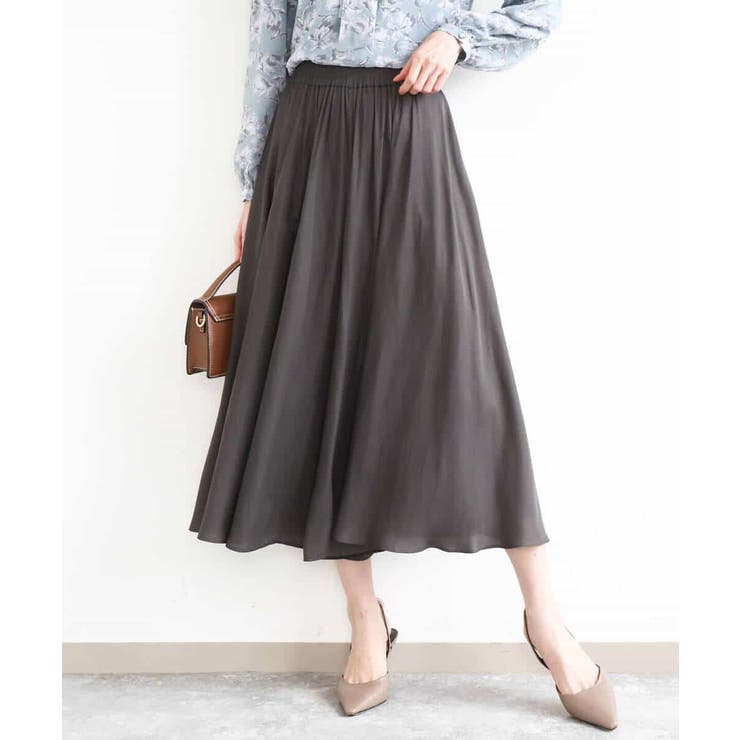 サテンガウチョパンツ/接触冷感/UVカット/洗える | MK MICHEL KLEIN | 詳細画像12 