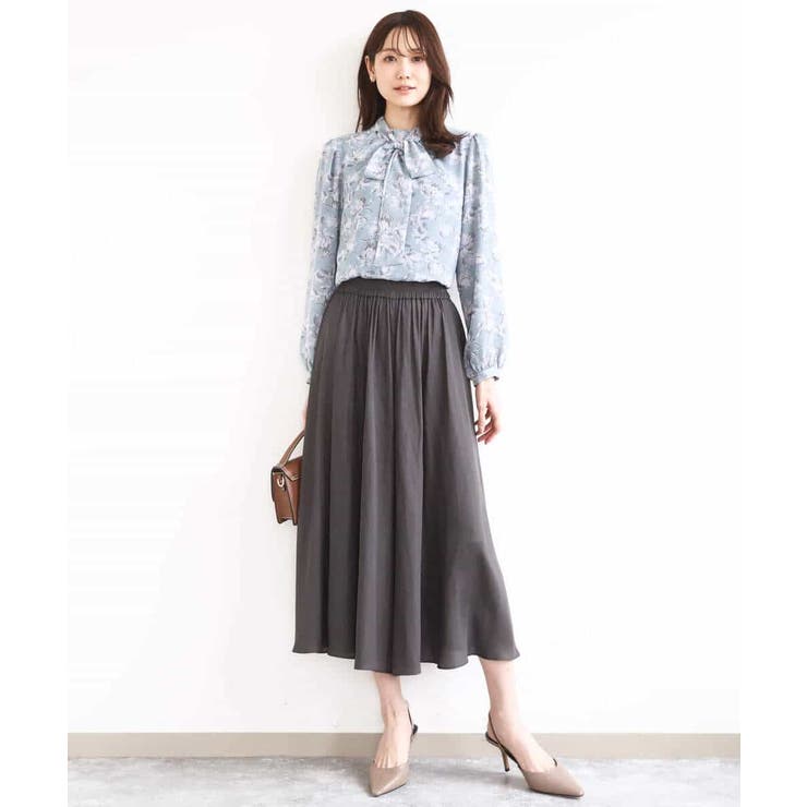 サテンガウチョパンツ/接触冷感/UVカット/洗える | MK MICHEL KLEIN | 詳細画像13 