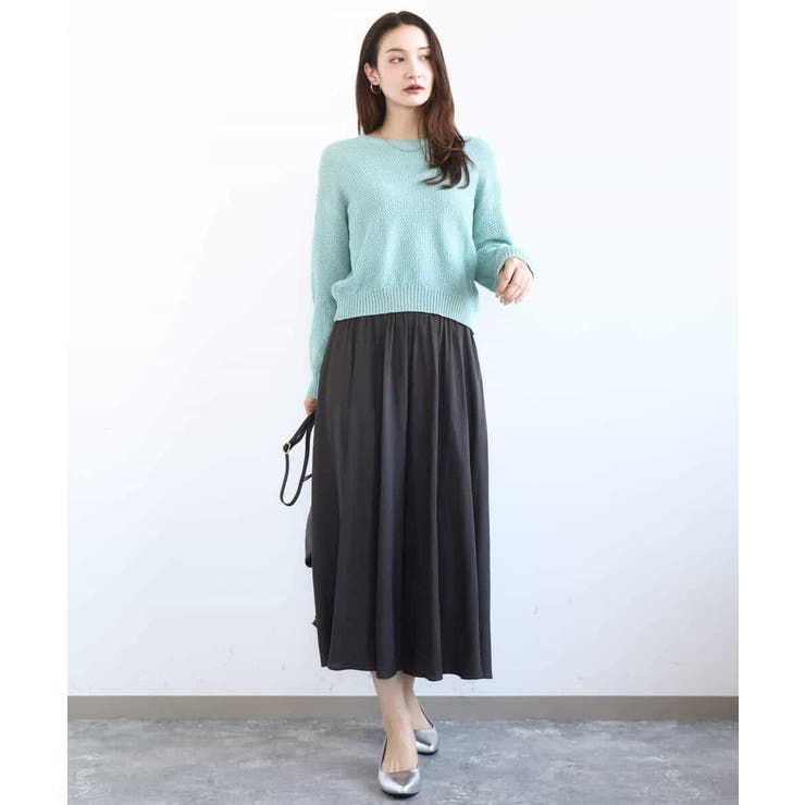 サテンガウチョパンツ/接触冷感/UVカット/洗える | MK MICHEL KLEIN | 詳細画像17 